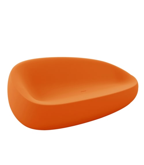 Canapé basique en polyéthylène orange