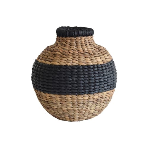 Déco Vases | Panier en jacinthe d'eau d37cm - WU00374