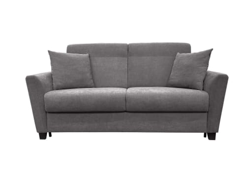 Canapés et fauteuils Canapés droits | Canapé convertible 3 places  en polyester gris - WA68940