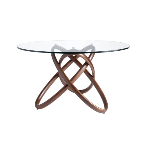 Patas de mesa doradas para vidrio redondo, mármol, mesas de madera, comedor  de latón de 35 de diámetro. Base de mesa redonda -  España