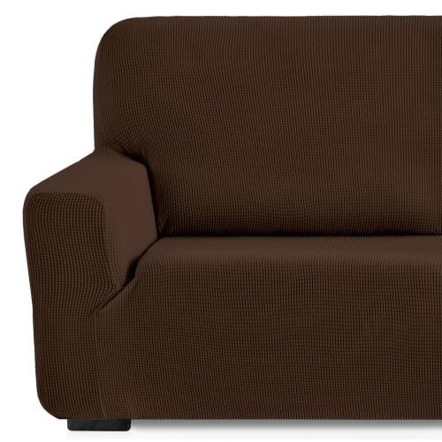 Protector cubre sofá chaiselongue izquierdo 290 marrón BRISA