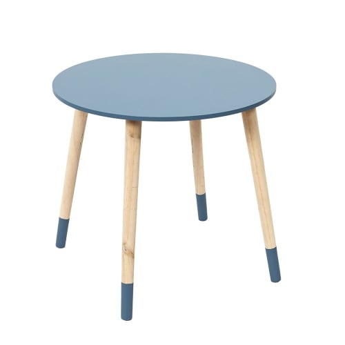 Meubles Tables basses | Tables d'appoint gigognes bicolores bleu jaune - VU77037