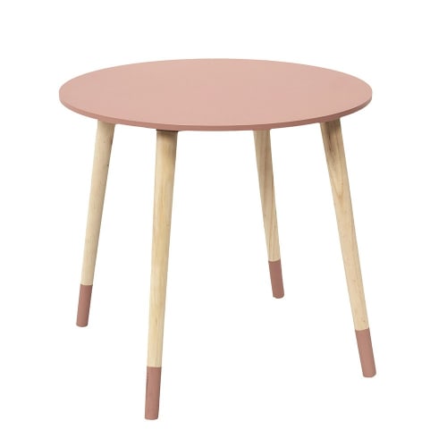 Meubles Tables basses | Tables d'appoint gigognes bicolores rose - IK99755