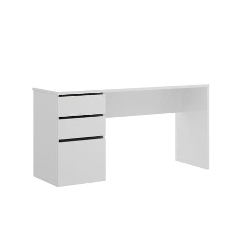 Muebles Escritorios | Mesa escritorio shiro 75x139x60 cm blanco - VS22074