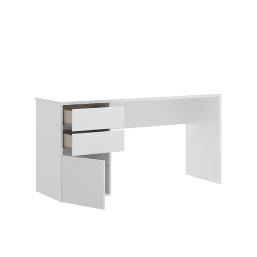 Muebles Escritorios | Mesa escritorio shiro 75x139x60 cm blanco - VS22074
