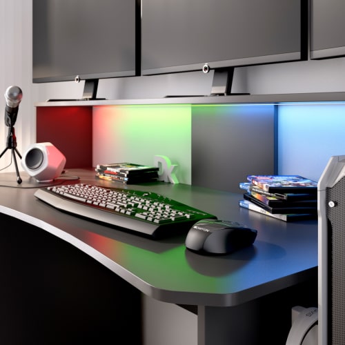 Muebles Escritorios | Escritorio setup gamer con luces led fosk - XE99183