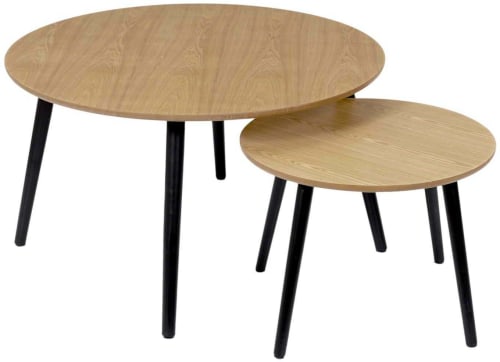 Meubles Tables basses | Tables gigognes rondes - MG10504