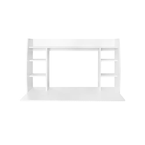 Muebles Escritorios | Escritorio de pared 110x75x48 cm blanco MDF ML-Design - HR08565