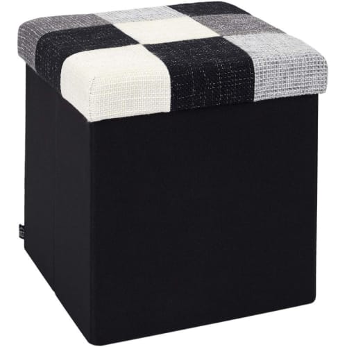 Canapés et fauteuils Poufs | Pouf coffre pliable couvercle patchwork - VM88915