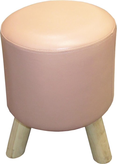 Canapés et fauteuils Poufs | Pouf en polyéréthane piètement bois nude - YE83951