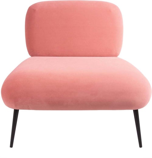 Canapés et fauteuils Fauteuils | Fauteuil lounge en métal rose pastel - IQ90817