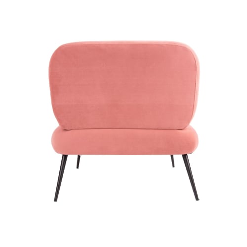 Canapés et fauteuils Fauteuils | Fauteuil lounge en métal rose pastel - IQ90817