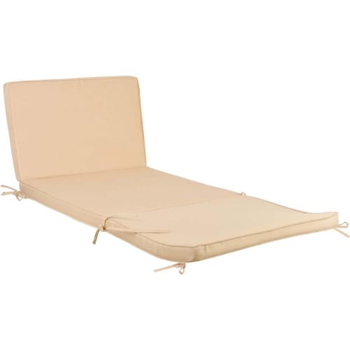 Jardin Matelas pour bain de soleil | Coussin pour chaise longue 60 cm beige - AS57562