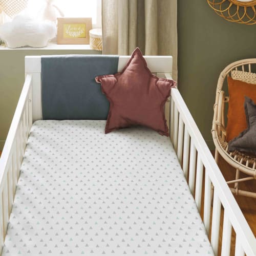 Drap Housse Alese 2 En 1 Coton Impermeable Imprime 60x1 Cm Maisons Du Monde