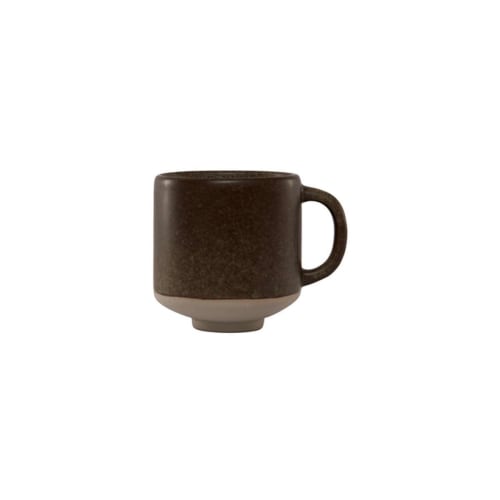 Art de la table Bols, tasses et mugs | Tasse marron en grès Ø8xH8,5cm - IP91301