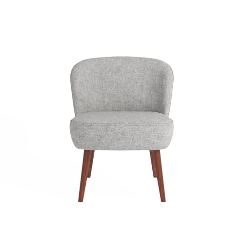Canapés et fauteuils Fauteuils | Petit fauteuil de salon en tissu gris - WC51592