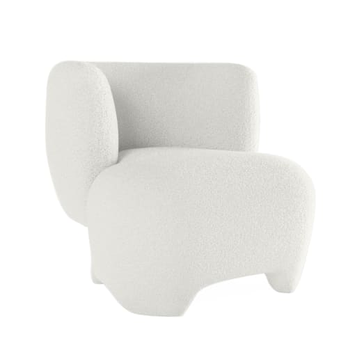Canapés et fauteuils Fauteuils | Fauteuil en laine bouclée écrue - KO74309