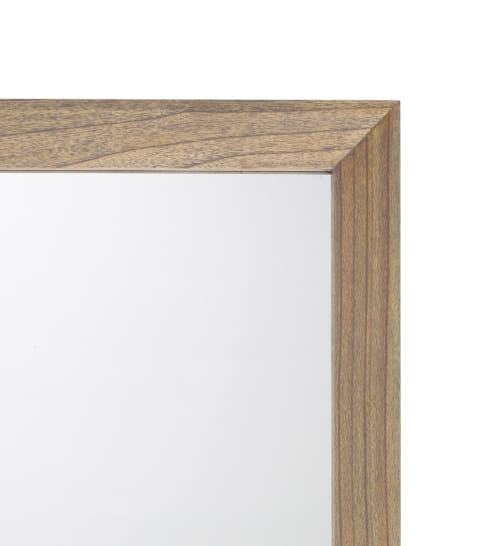 Déco Miroirs | Miroir en bois de mindi beige 80x180 - ZR10876