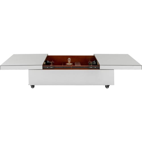 Meubles Tables basses | Table basse bar en verre miroir - XI08082
