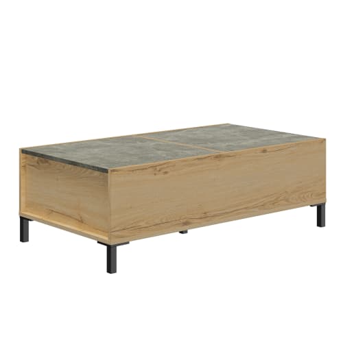Meubles Tables basses | Table basse avec plateaux coulissants - JS43827