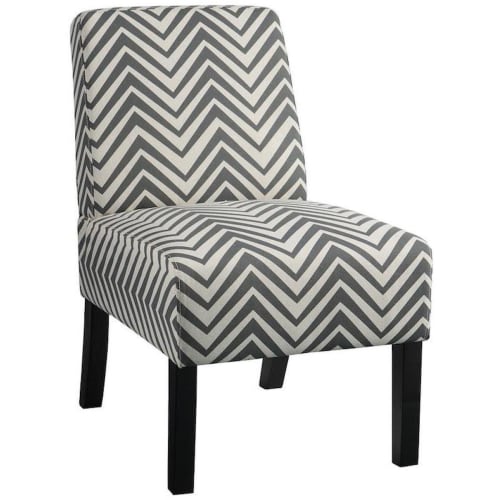 Canapés et fauteuils Fauteuils | Fauteuil assise tissu gris pieds bois - MN84555
