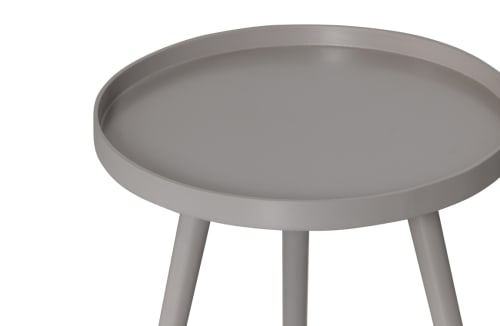 Meubles Tables basses | Table basse ronde en métal D41cm rouge brique - UV99781