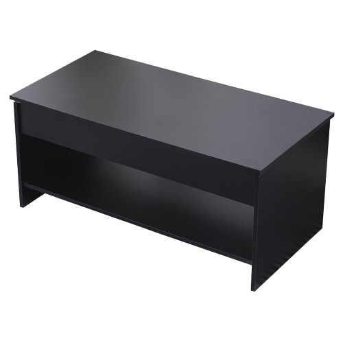 Meubles Tables basses | Table basse avec plateau relevable noire - CK01697