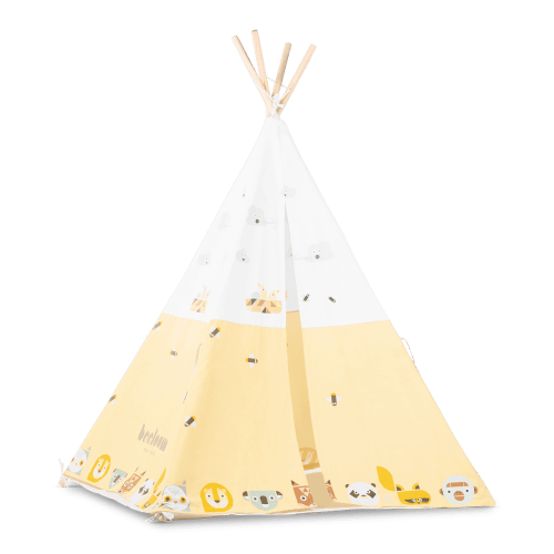 Kid's Concept Tenda Teepee - Giallo - 100% Cotone Bio unisex (bambini)