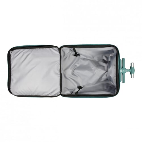 Valise Bebe Avec Assise De Voyage Verte Plastique Maisons Du Monde