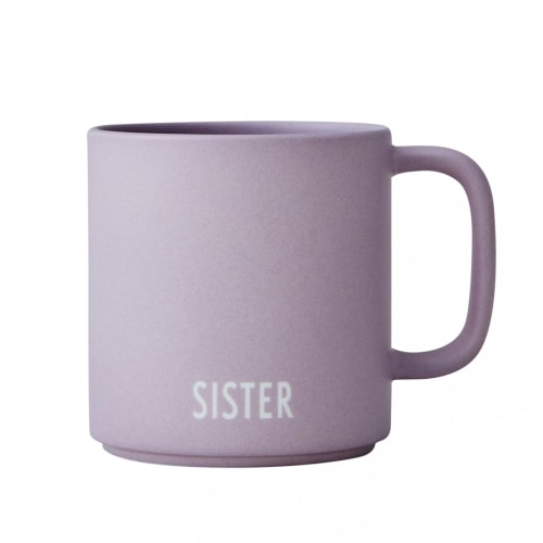 Art de la table Bols, tasses et mugs | Mug avec poignée en porcelaine sister - MG60650