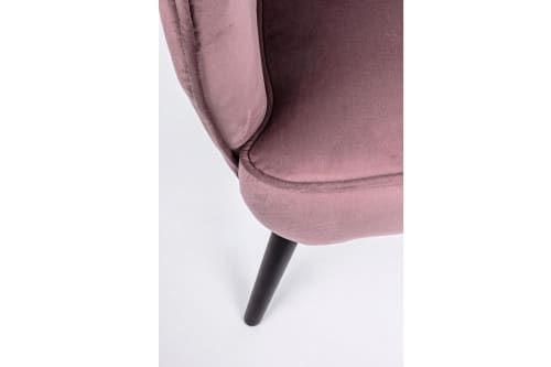 Canapés et fauteuils Fauteuils | Fauteuil en tissu et pieds bois - HW37179