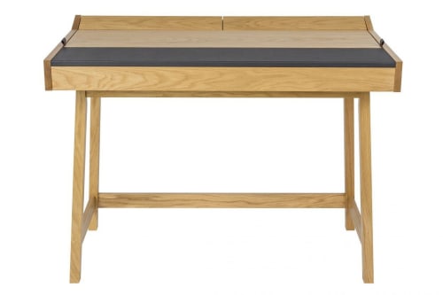 Meubles Bureaux et meubles secrétaires | Bureau en bois et cuir - IQ89681