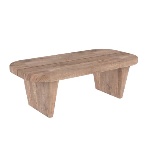 Meubles Tables basses | Table basse rectangulaire en bois de pin recyclé - RX13560