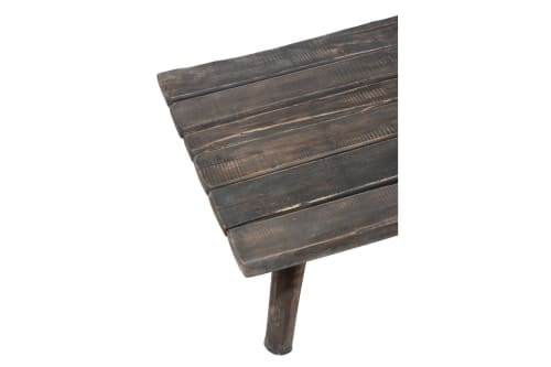 Meubles Tables basses | Table basse rectangulaire en chêne brut - BR43916