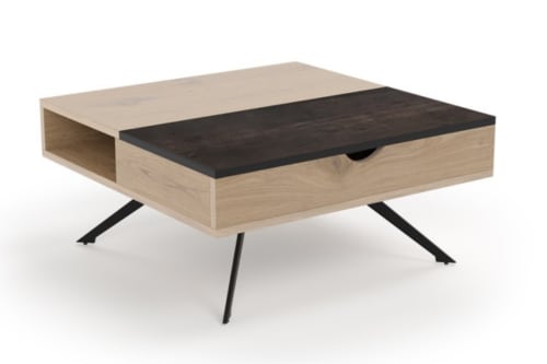 Meubles Tables basses | Table basse pivotante et plateau relevable en céramique - NW74952
