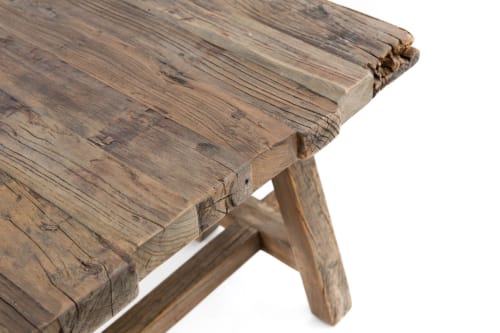 Meubles Tables basses | Table basse rectangulaire en bois recyclé L120 - ST95692
