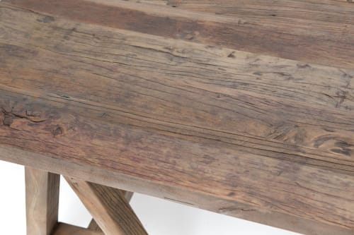Meubles Tables basses | Table basse rectangulaire en bois recyclé L120 - ST95692