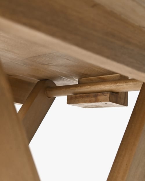 Muebles Mesas auxiliares | Mesita de madera plegable envejecida - DK50535