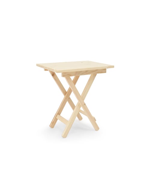 Muebles Mesas auxiliares | Mesita de madera plegable natural - SL15918