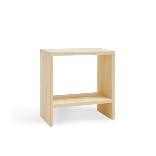 Muebles Mesas auxiliares | Mesita de madera natural - JS77201