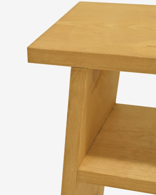 Muebles Mesas auxiliares | Mesita de madera olivo - ZR19688