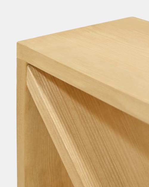 Muebles Mesas auxiliares | Mesita de madera olivo 40x40cm - ZT56853