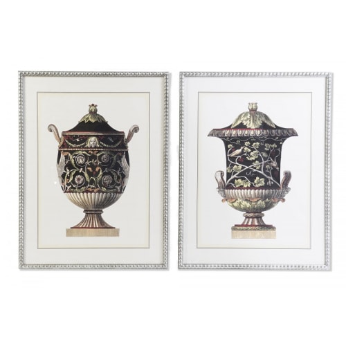 Déco Toiles et tableaux | Cadres décoratifs amphores 63x3,5x83cm - YS19137
