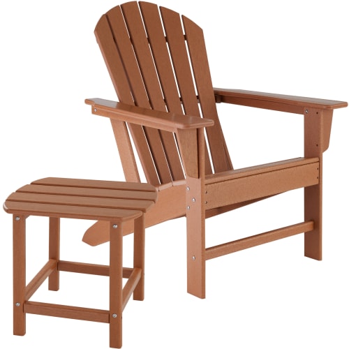 Jardin Ensemble table et chaises de jardin | Chaise de jardin avec table marron - OE11097