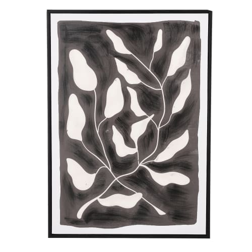 Déco Plaques et lettrages | Décoration murale en toile noir 50x70 - DA30204