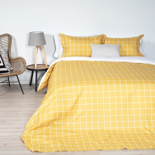 Ropa de hogar y alfombras Fundas nórdicas | Funda nórdica algodón mostaza 240x270 (cama 150) - YT45191