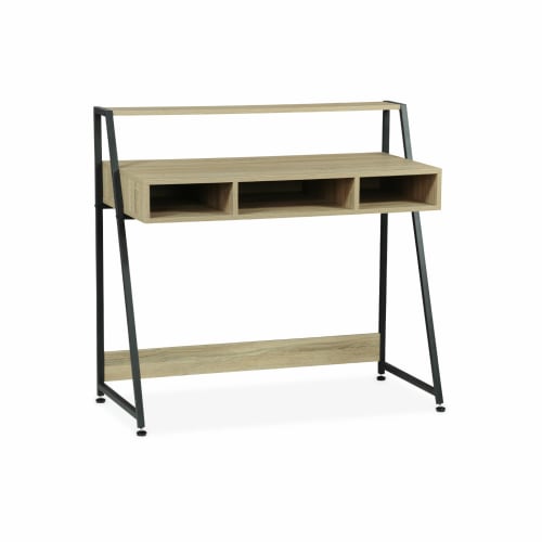 Meubles Bureaux et meubles secrétaires | Bureau décor bois & métal - ZV81318