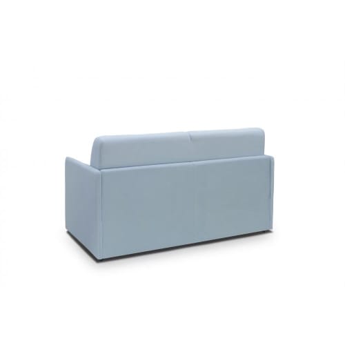 Canapés et fauteuils Canapés convertibles | Canapé lit express 3/4 places velours bleu pastel matelas 22 cm - MP21081