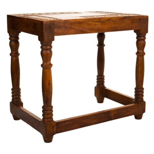 Muebles Mesas auxiliares | Mesa de madera acabado artesanal - UV89881
