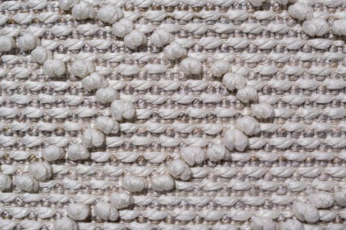 Alfombra en algodón reciclado, color crema, 160X230 cm REIMAGINE